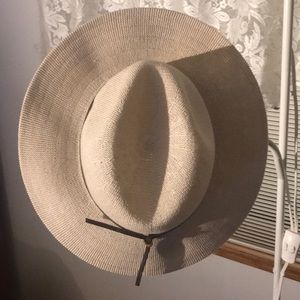 Sand colored floppy hat